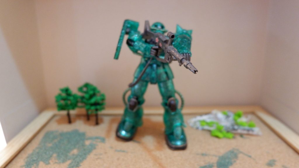 嫁の作ったザク　origin、クリア–2枚目/制作者：pfm