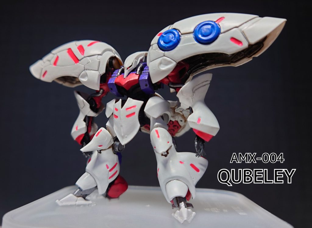 キュベレイは、本当に素晴らしいキットでしたが、久々の細かい作業と筆塗り塗装の為、かなり粗い出来になってしまいましたが、個人的には満足しています。