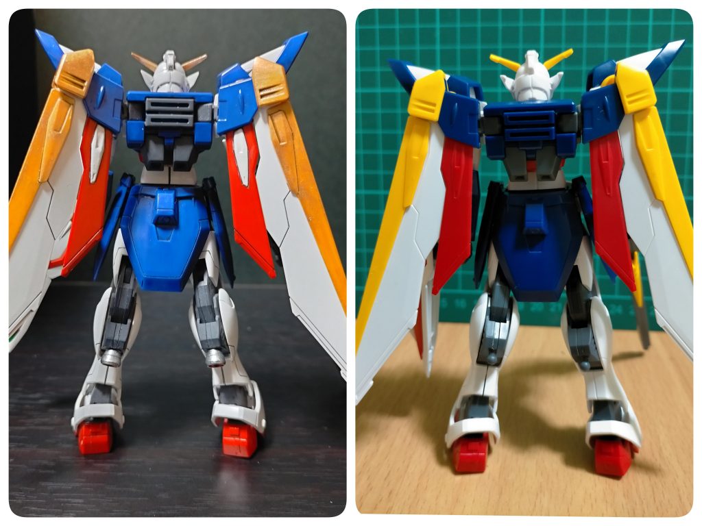 正面、両サイド、バックショット各 塗装後/塗装前