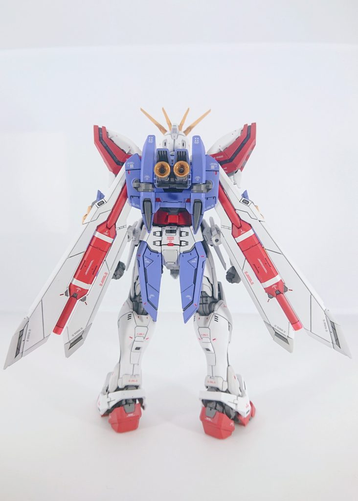 赤い羽根？部分に白ラインをアクセントとして入れてます