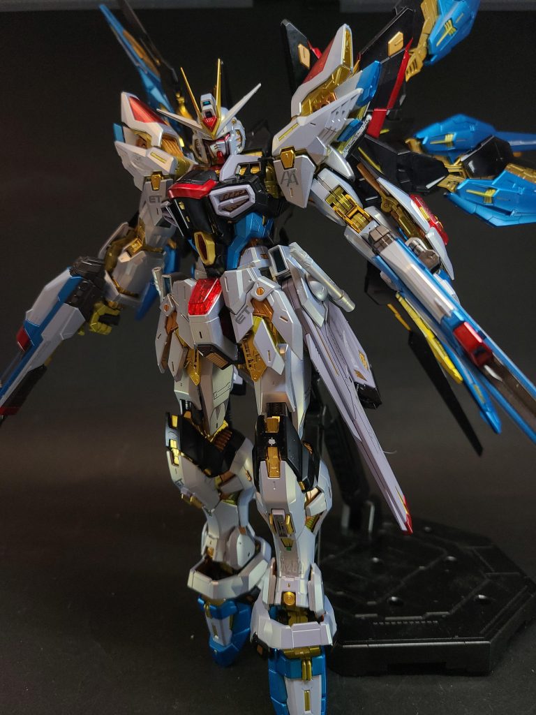 コクピットフリーダムの後継機であるため、コックピットやOSは旧フリーダムと同系。コクピットにはマルチロックオンシステムを設け、多彩な火器の運用を可能としている。その反面、操縦には肉体的・精神的な負担が発生しており、このコクピットシステムの性能を発揮するためにはキラ・ヤマトやアスラン・ザラのようなコーディネイターの中でもトップクラスの人材を必要としている。