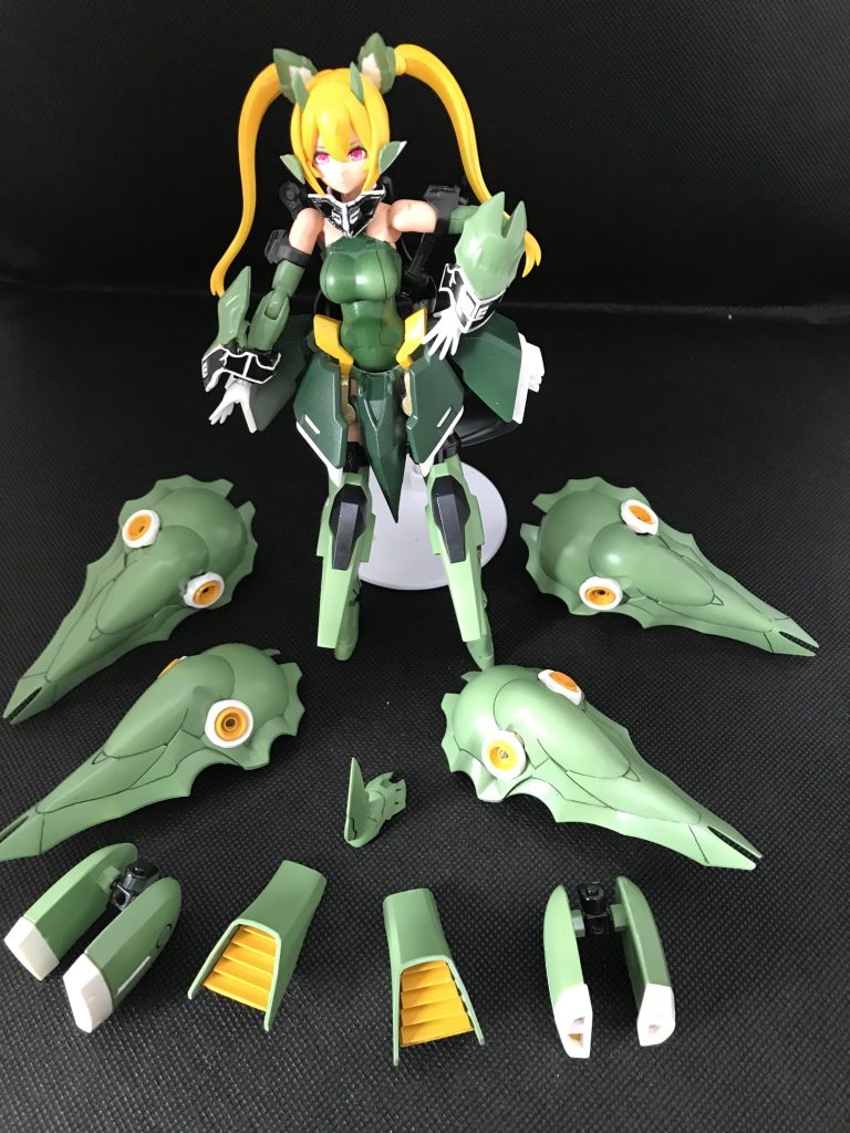 装甲パーツはパージできますアンテナパーツはネオジム磁石で取り付けてます。他は基本3mm軸です