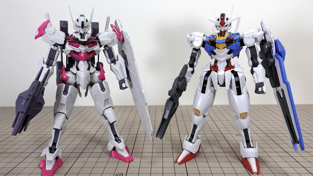 作成時の写真 その1元となったエアリアルとルブリスですいまだに入手困難と凄い人気ですよね