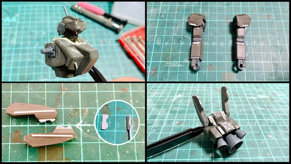 各所、モールドの追加をしたり、ディテールアップをしています。