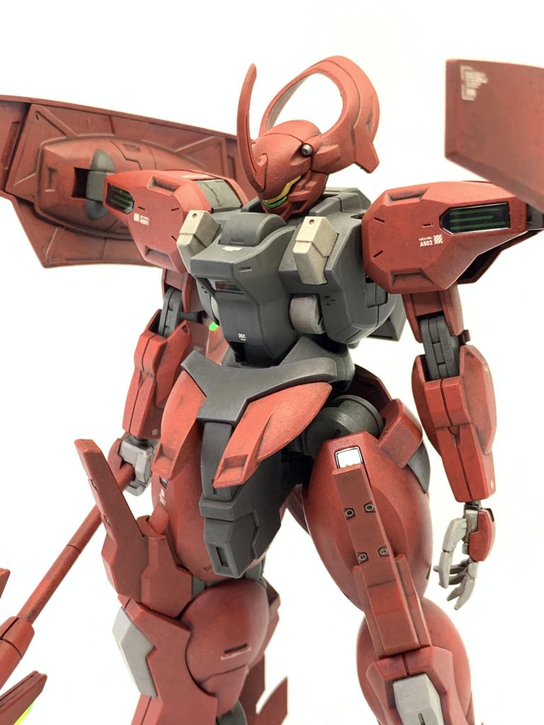 本体色は紫を下地に赤を重ね塗り…あまり効果は分かりませんが。