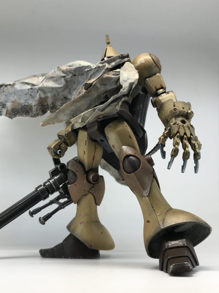 その爪じゃガトリング構えられないでしょ…カッコ良ければそれで良し、それが私の汚プラ道🙄