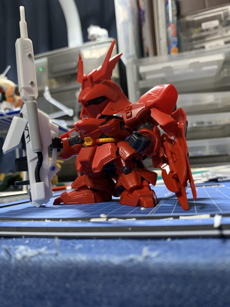 BB戦士サザビー＋ロングライフル–2枚目/制作者：ミヤさん