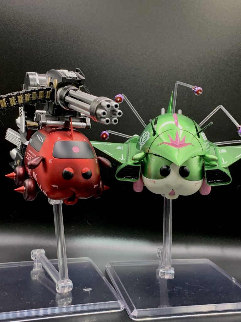 シャア専用モルカーと夢のツーショット！