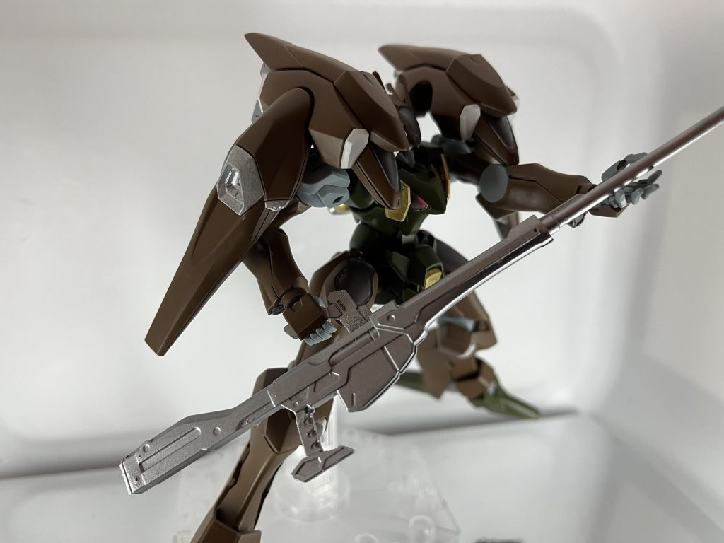 アルケビュースにはビームサーベル時のグリップを取付!やはりフェダーインライフルは最強(笑