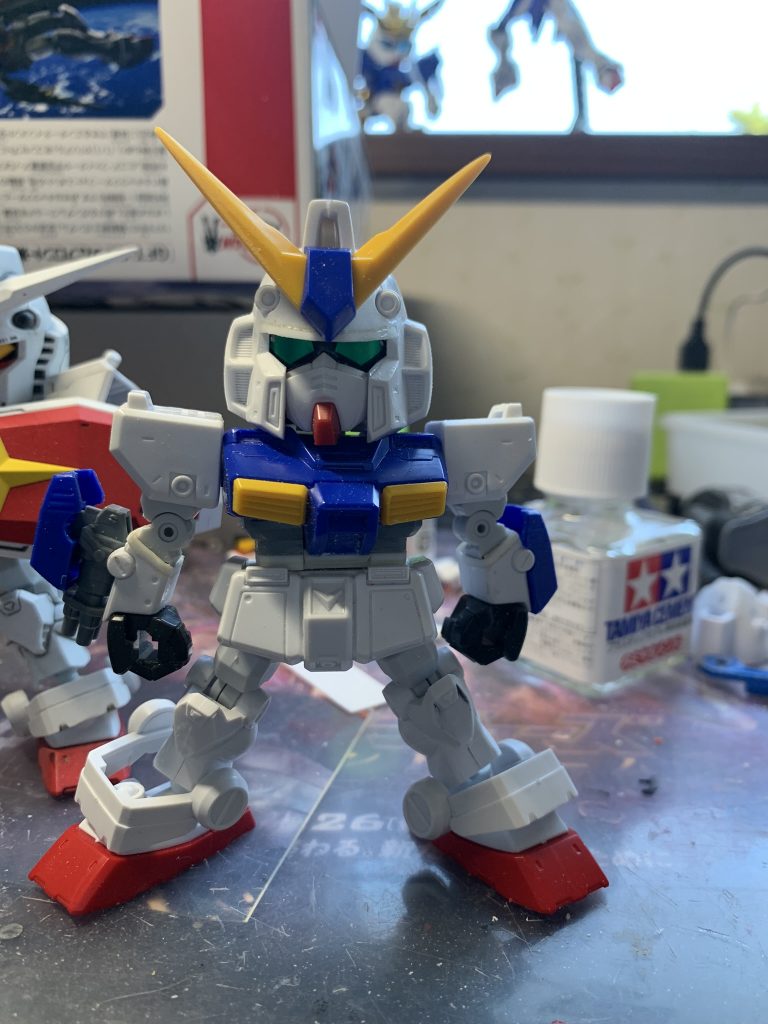 頭部は左右で1ミリづつ幅つめしてます。