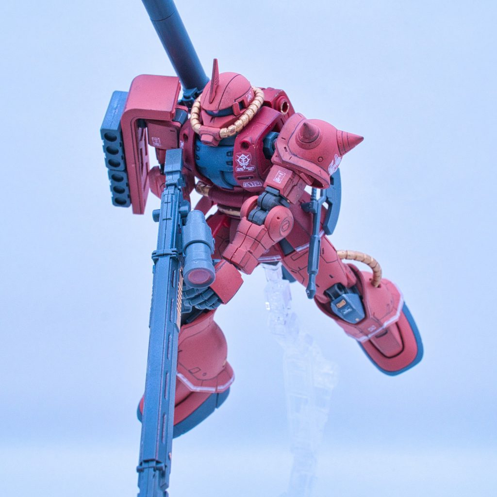 MS-06S_シャア専用ザクⅡ_HG_赤い彗星Ver–3枚目/制作者：おすぎ