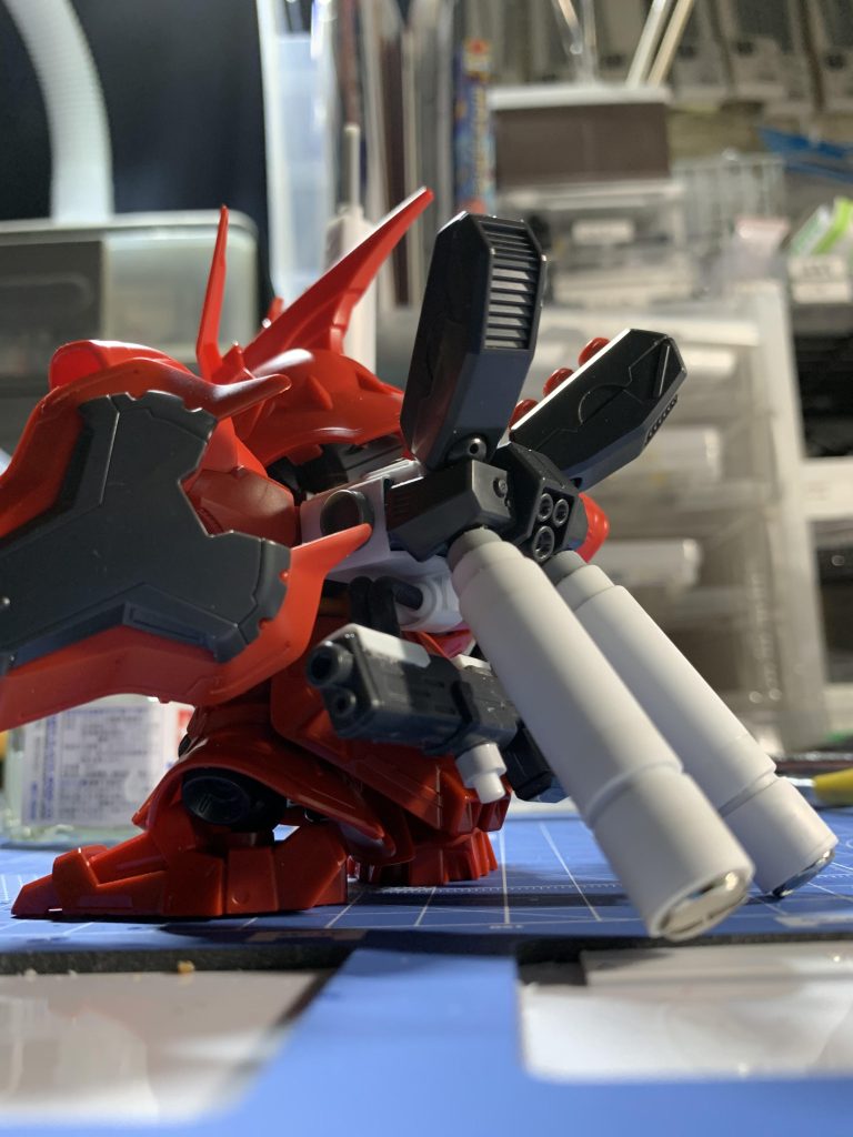 BB戦士サザビー＋ロングライフル–3枚目/制作者：ミヤさん