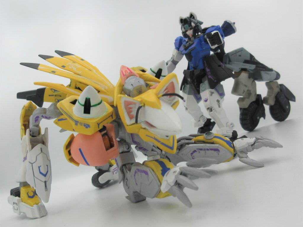 なお 「トランザム」は 制御が上手く出来ず 使用不可、GNドライブは あくまで 強力な 動力機関としてのみ活用。 、、、という 脳内設定です(^^;