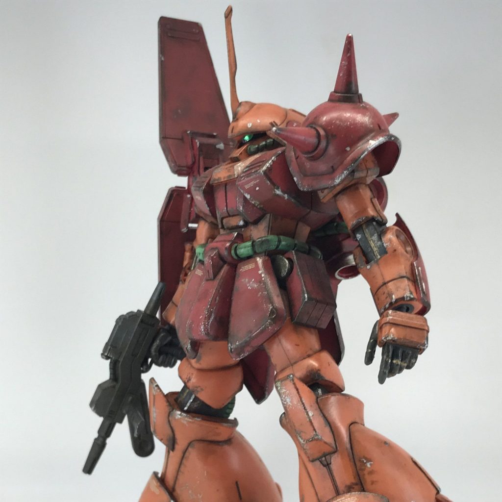 【ミリタリーカラーリング/リアルウザァリング全塗装！】 希少! HG マラサイ 36BE5133-4F90-4933-BB3C-