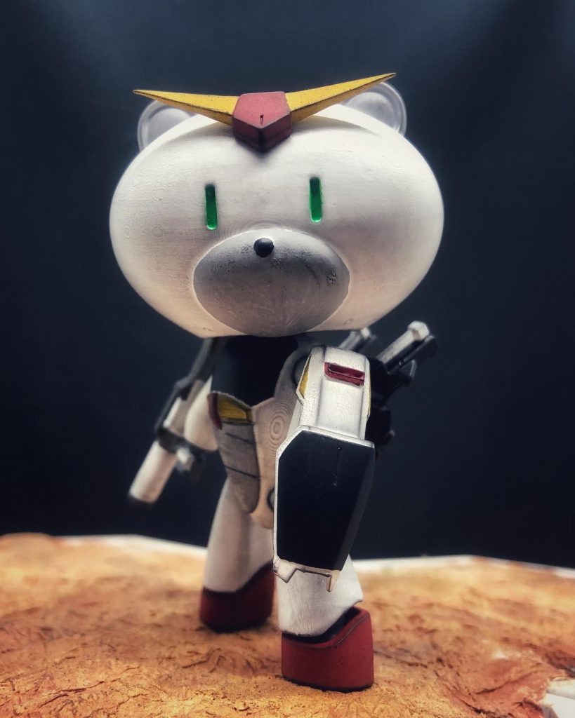 Mk−Ⅱッガイはこんな感じ。シールドのモデリングには苦労しました。