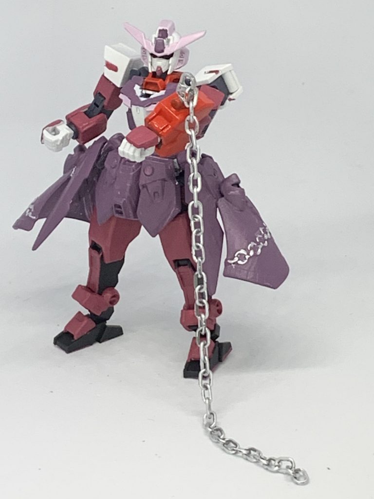 武装はこのチェーン。マーズフォーの腕部パーツにプラアクト忍者?のチェーンパーツをつけています。