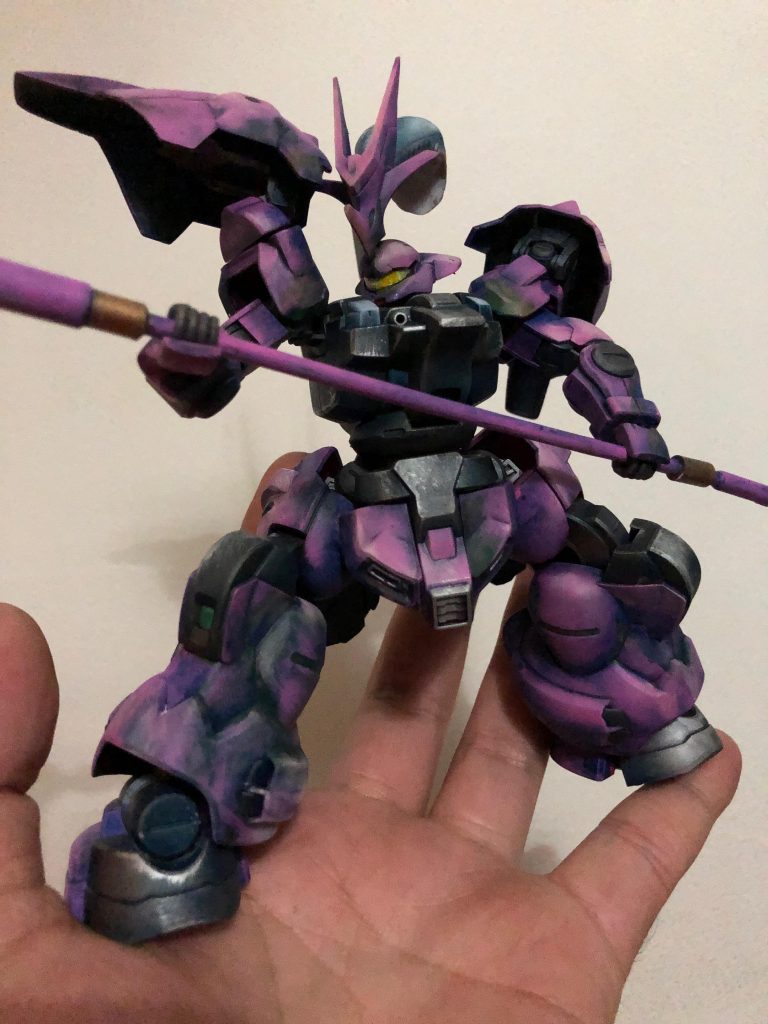 ディランザ(グエル専用機)　筆塗り全塗装–3枚目/制作者：さんそん