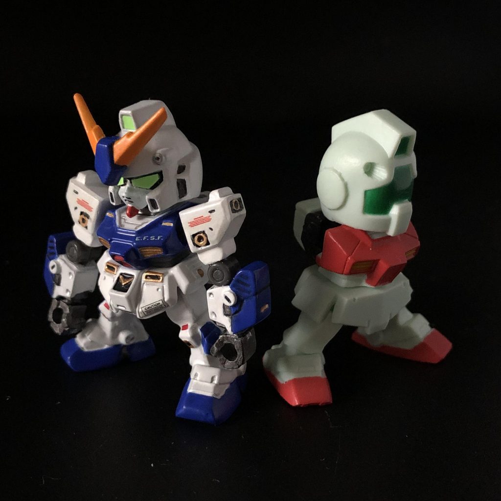 【ガシャポン戦士f】と並べても、遜色ないように！