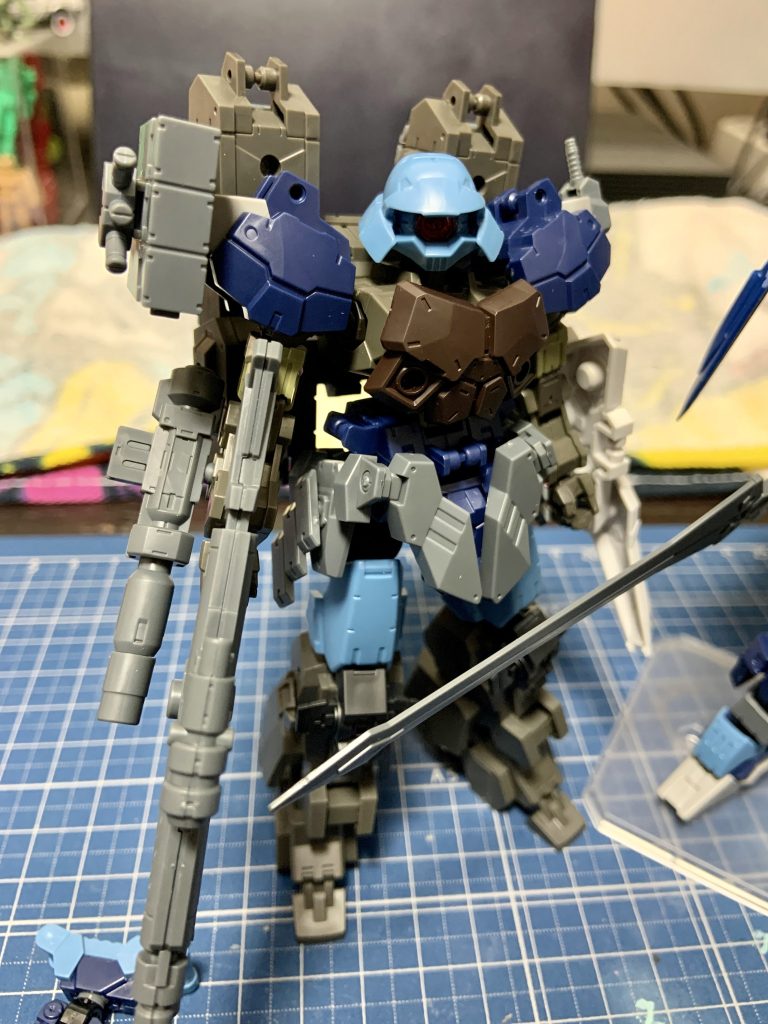 1番最初のミキシング案。まだガンダム混ざってません😅