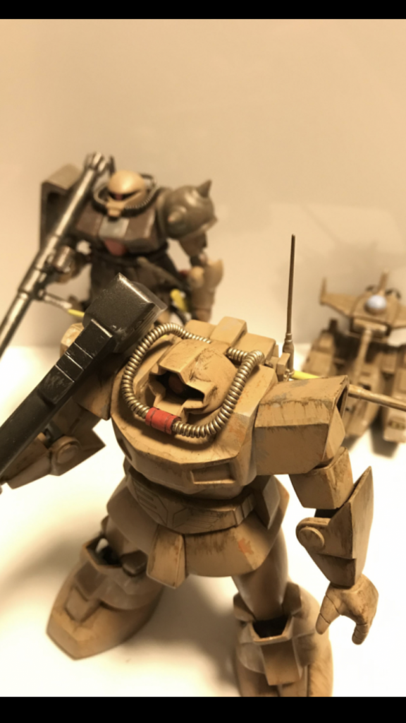 プロトタイプドム パイロット ディーン軍長「とつげきーー」ザク改 パイロット ナダル軍曹「ウォォー」マゼラ・アタック パイロット カイン伍長、ライト軍曹「行くぞォォー」