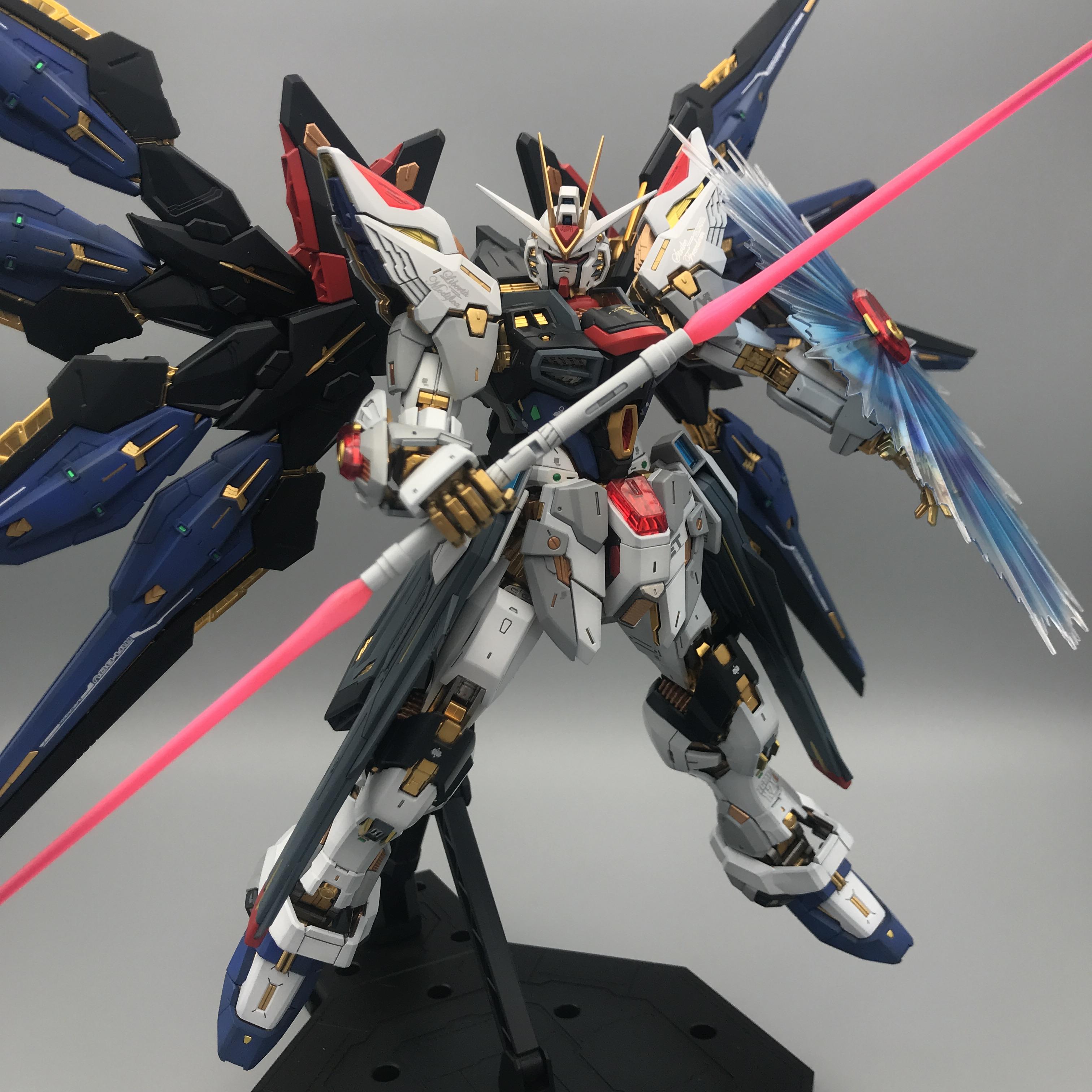 プレミア商品 mgex ストライクフリーダム ガンダム 完成品 全塗装