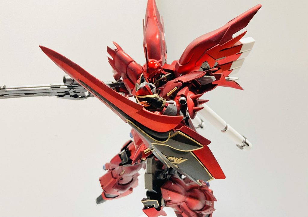元々の造形が良いキットなので、rgにも負けないかっこよさ✨