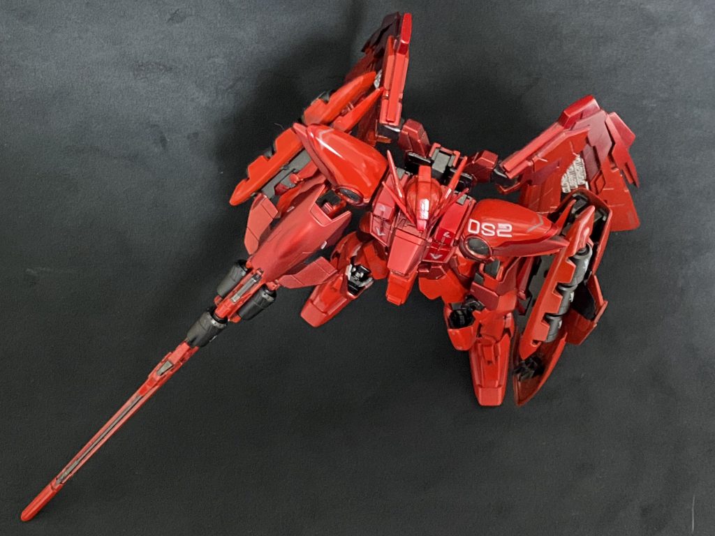 何げに真上からもかっこいいんですよ〜DS2は数字を切った貼ったしてどうにか作りました！