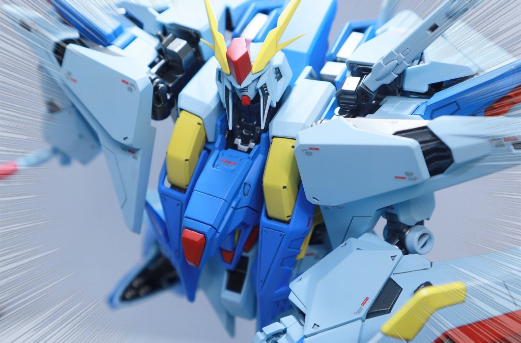 敵パイロット視点を想像して寄って撮りました。集中線もつけてそれっぽくなったかな？？