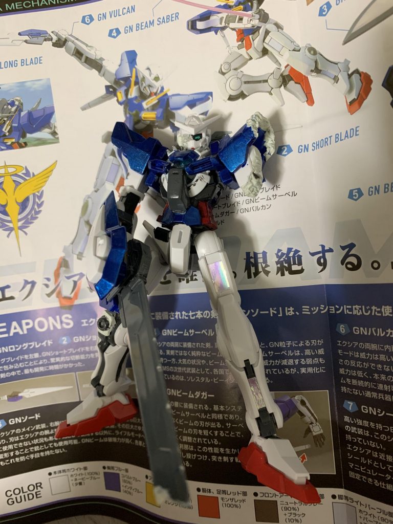 作成中です。この辺りではちゃんとリペア風になるかかなり不安でした。