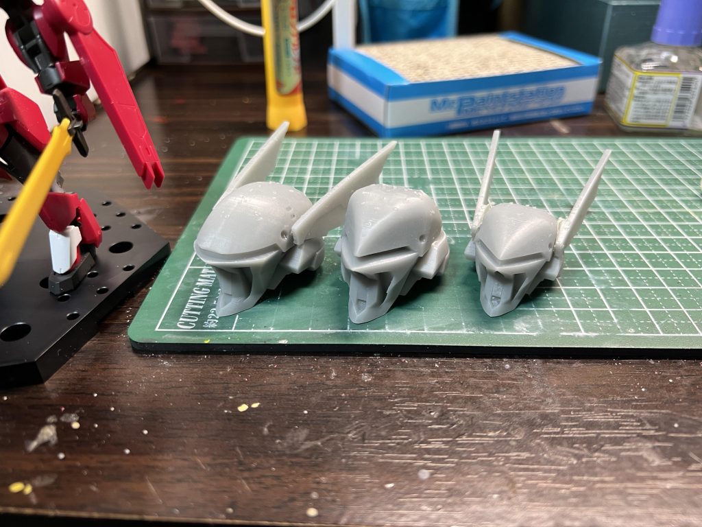 最初のデータをいじり直した出力品たちです