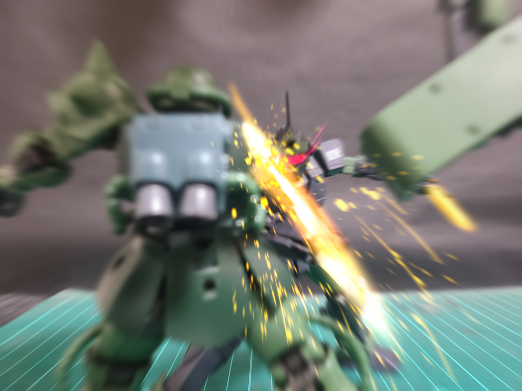 ヒートダガーを振るうハウンドγγ「ハッハッハッハ！！いいねぇコレ！気に入ったぜ！」