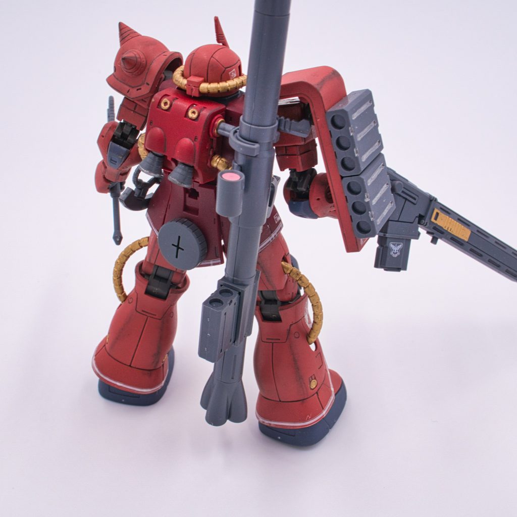 MS-06S_シャア専用ザクⅡ_HG_赤い彗星Ver–5枚目/制作者：おすぎ