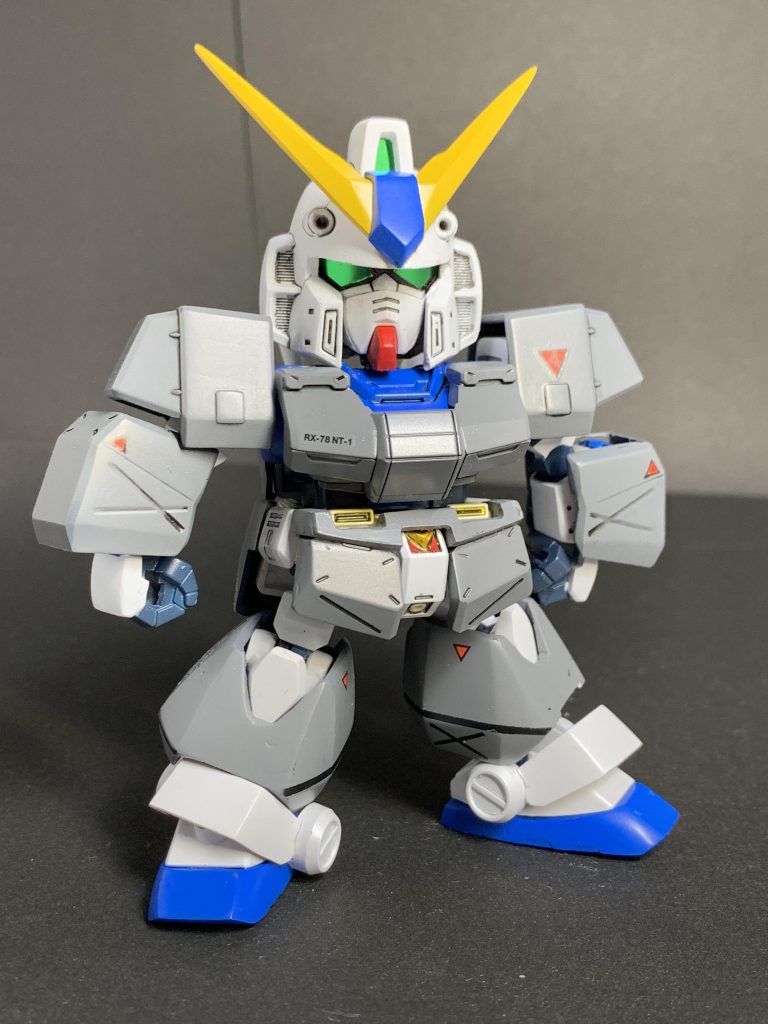 チョバムアーマーも装着できますが、稼働が死にますのでこの状態から動かせません😭足のアーマーは元祖ガンセイバーゼータの足がそれっぽかったので流用してます。