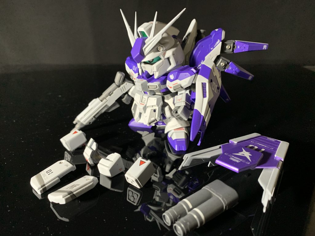 BB戦士 Hiνガンダム改修(HMBR、HWS風武装付き)–4枚目/制作者:ミヤさん