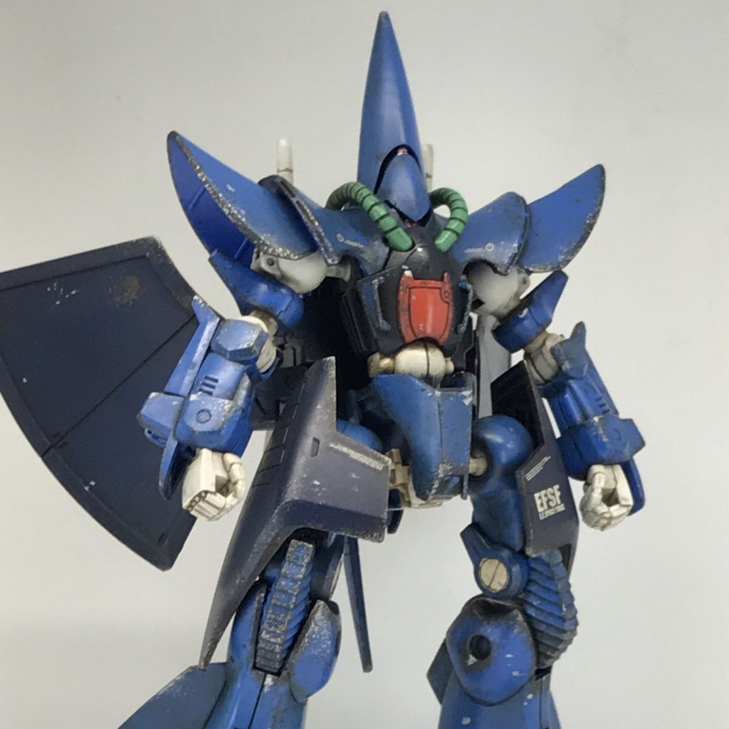 HG ハンブラビ 無塗装 お手軽ウェザリング｜tamamaさんの