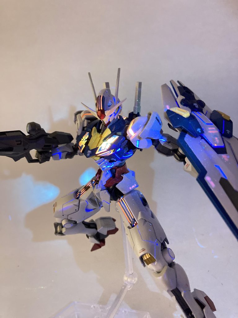 シェルユニットを蛍光塗料で塗装してみました！思った以上に違和感の無い仕上がりになったので満足です☺️