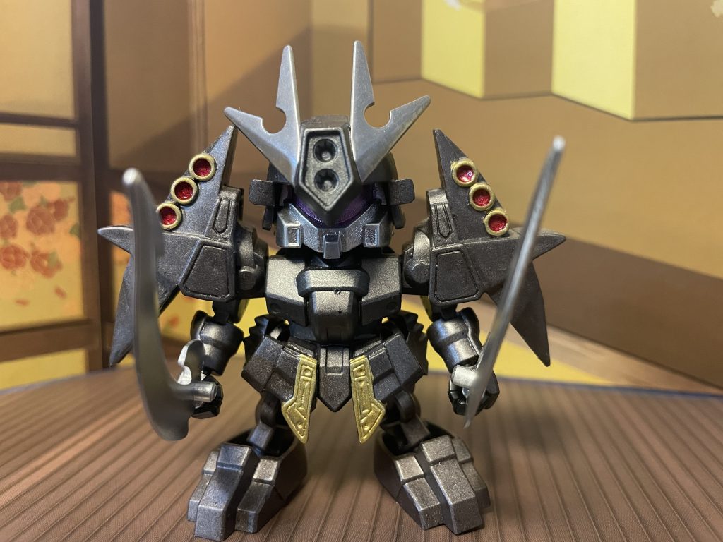 お次はジャンク品から降りてきた双刀の武者。