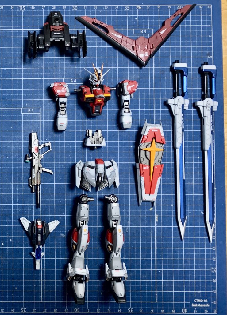 ソードインパルストップコート完了組立前