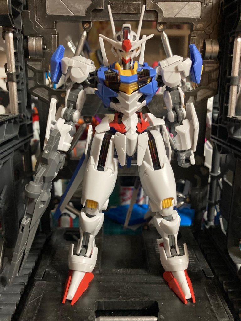 素組みしてすぐに撮影。