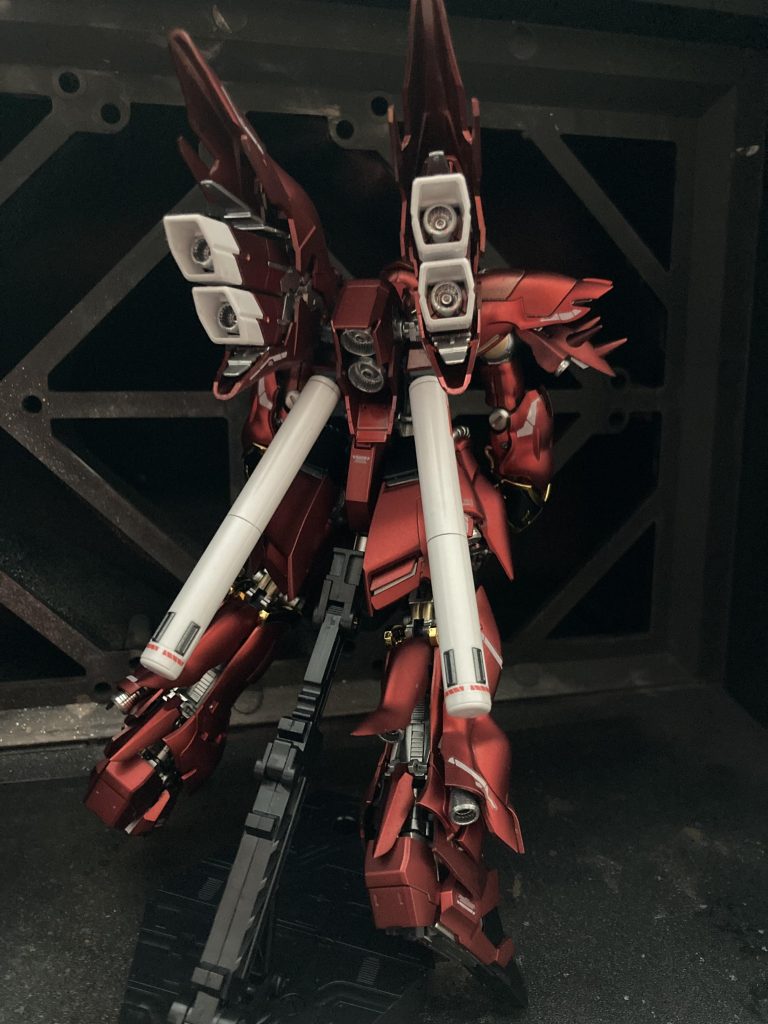 RG　シナンジュ　マットキャンディ RG MSN-06S シナンジュ マットキャンディ塗装｜hailtoさんの