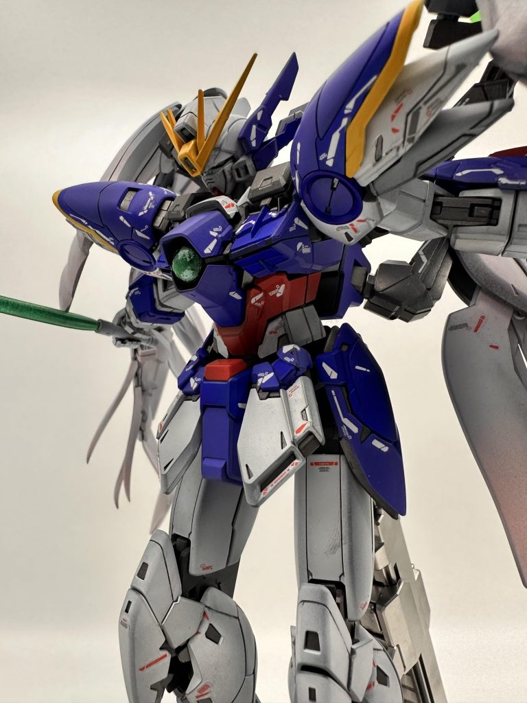 センサー部分裏からガイアノーツクロームシルバー面から蛍光グリーン　の上からホログラムシルバー