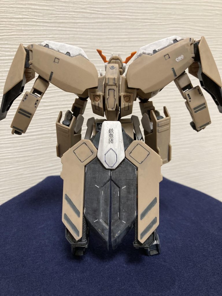 後ろからも。パックパックが寂しい…情報量増やすよう次はスジ掘りに挑戦しようかな。