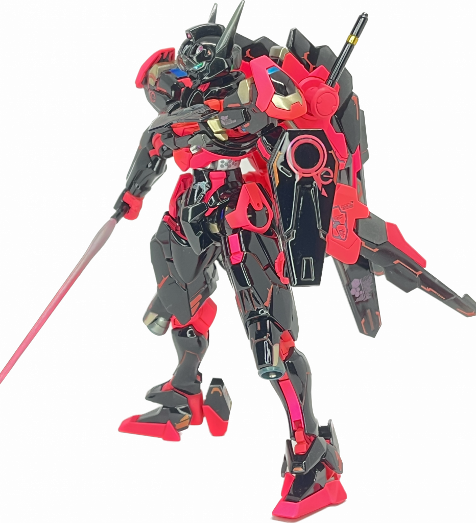 フレームのピンクは分かり難いですが二色で構成艶消しと半艶で仕上げました。