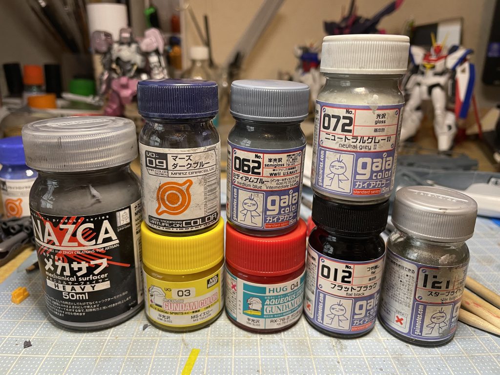 今回のカラーレシピメカサフは除きます。