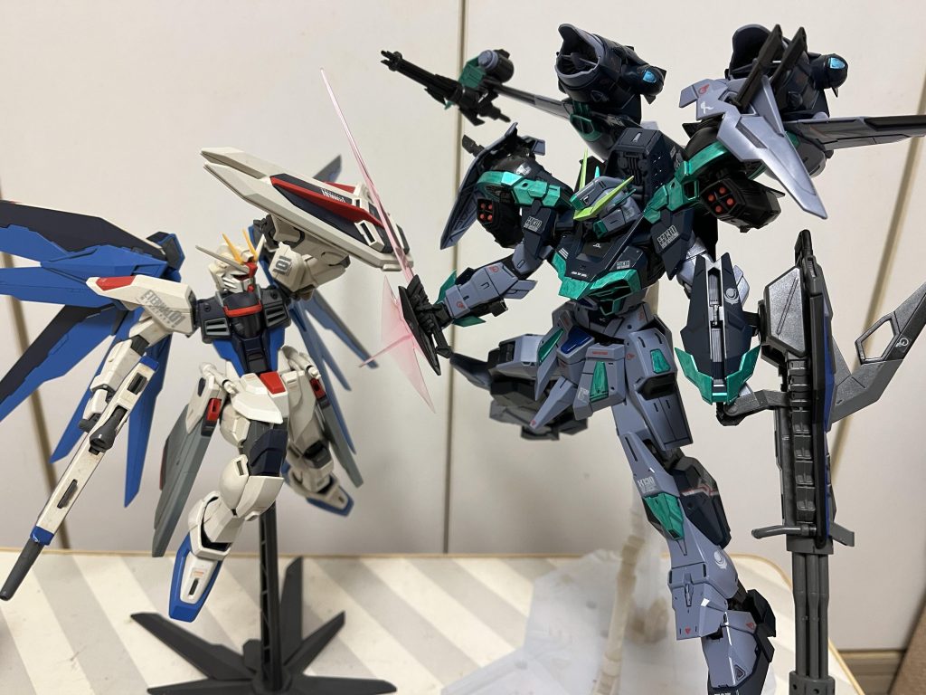 良い相手が思いつかないので、フリーダムととりあえず戦っておきます。