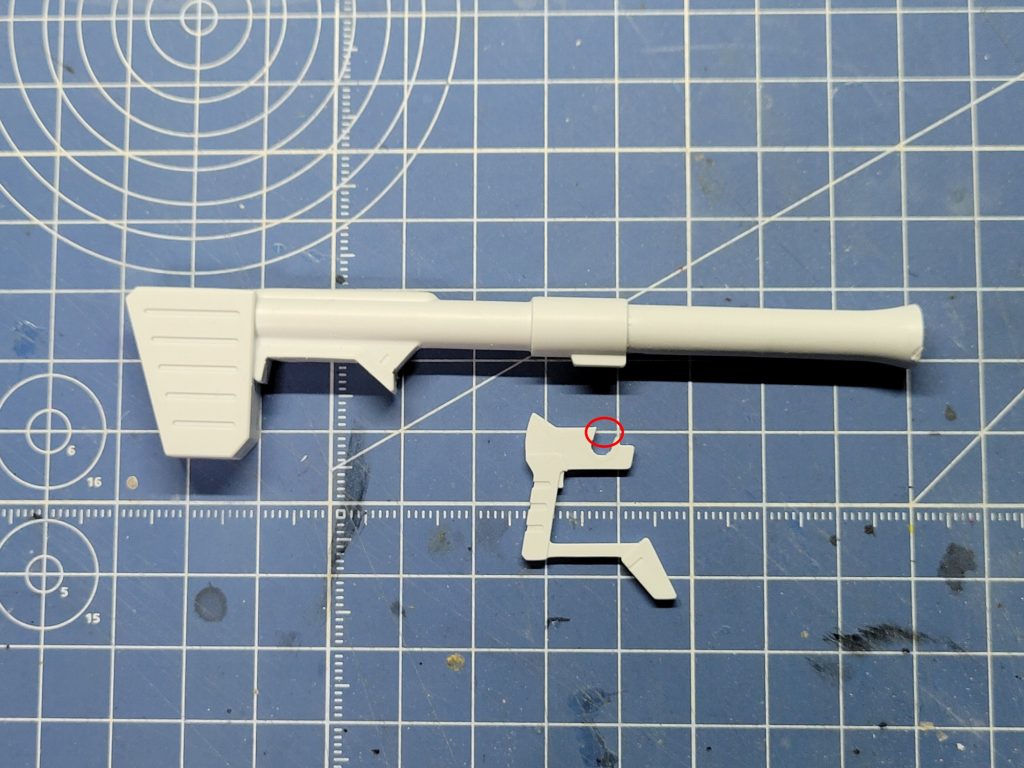 バズーカの後ハメ加工。