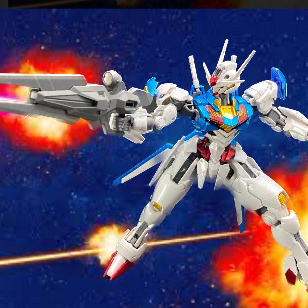 HGガンダムエアリアル　チタニウムフィニッシュ–2枚目/制作者：丸五ワークス