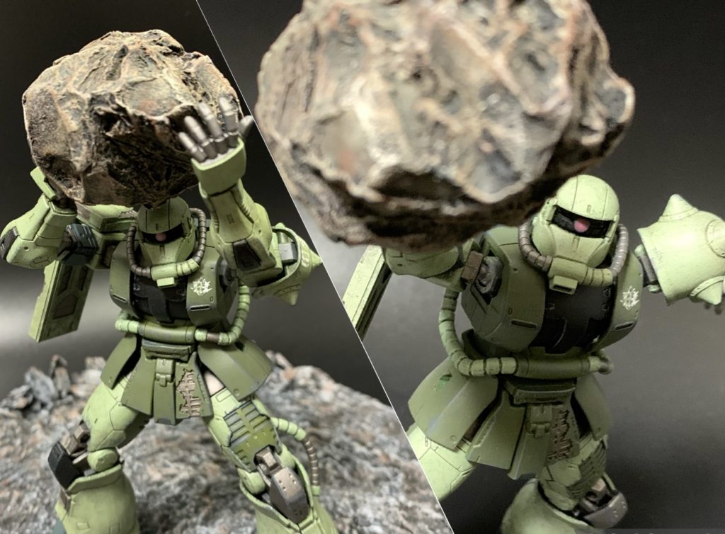 コアファイターすら撃ち落とす、必殺の投擲!