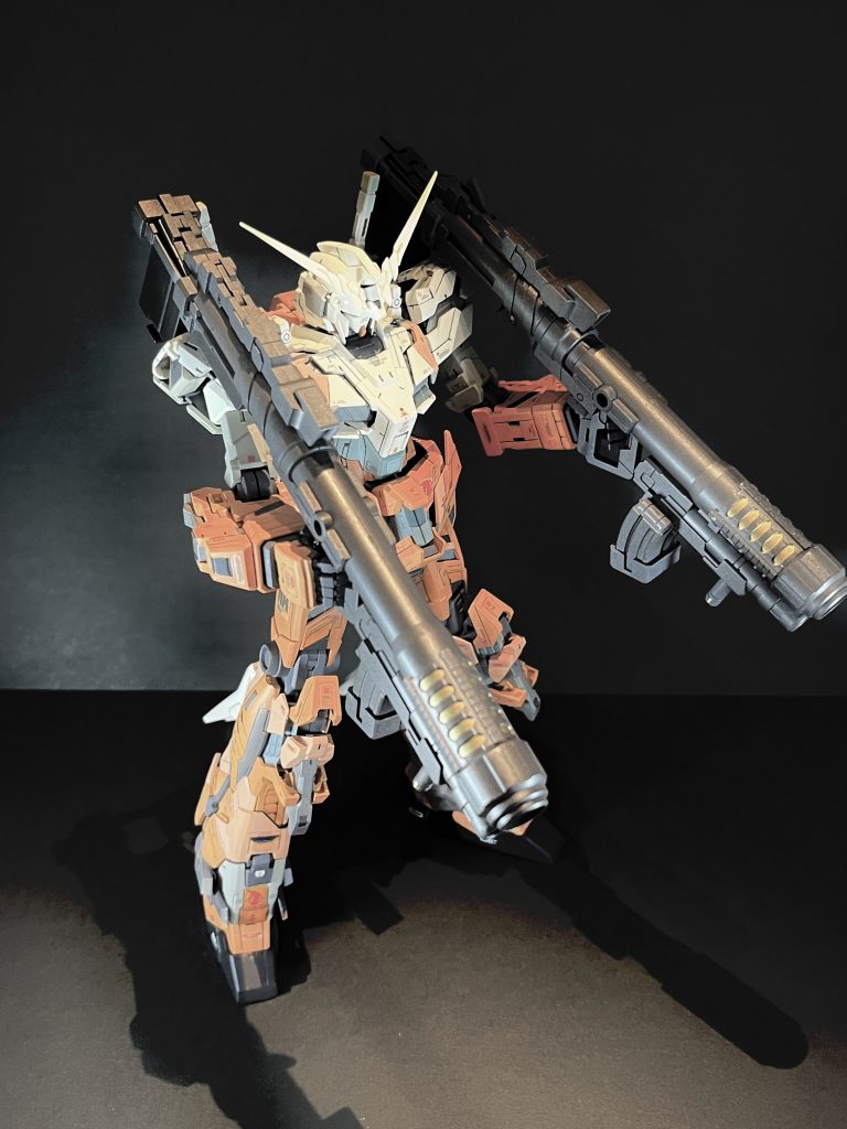 さらにフルアーマーユニコーンで作ったバツーカ2丁も持たせてみた