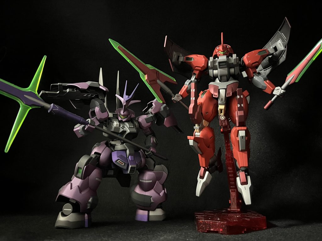 最後に、グエルディランザと。2機とも好き過ぎて…。また活躍してほしいですね。